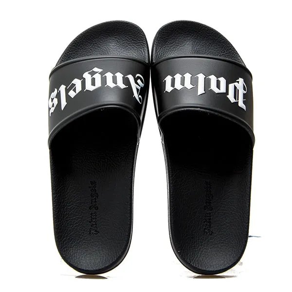 Dép Palm Angels PMIC001C99PLA001 Pool Slides Màu Đen Size 39 - Dép - Vua Hàng Hiệu