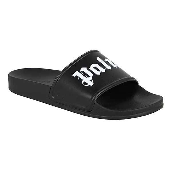 Dép Palm Angels PMIC001C99PLA001 Pool Slides Màu Đen Size 39 - Dép - Vua Hàng Hiệu