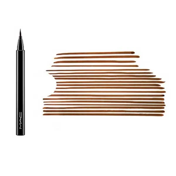 Bút Kẻ Mắt Nước MAC Brushstroke Liner Eyeliner Liquide Brushbrown 0.67g Màu Nâu - Trang điểm - Vua Hàng Hiệu