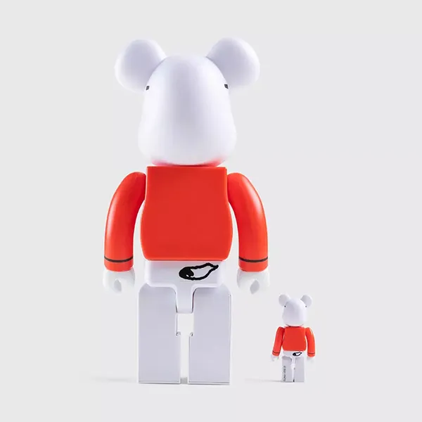 Đồ Chơi Mô Hình Bearbrick Snoopy Joe Cool Màu Trắng Đỏ Size 100% + 400% - Đồ chơi mô hình - Vua Hàng Hiệu