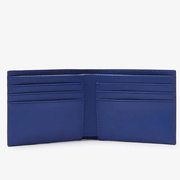 Ví Lacoste Men's The Blend Monogram Canvas Wallet Monogramme Cosmique Encre Màu Xanh Navy - Túi xách - Vua Hàng Hiệu