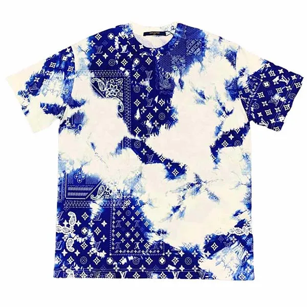 Tshirt Louis Vuitton Blue size S International in Cotton  23479292