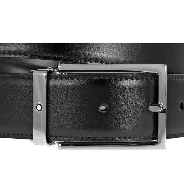 Thắt Lưng Nam Montblanc Reversible Black/Brown Leather Belt 113347 Màu Đen Nâu - Thắt lưng - Vua Hàng Hiệu