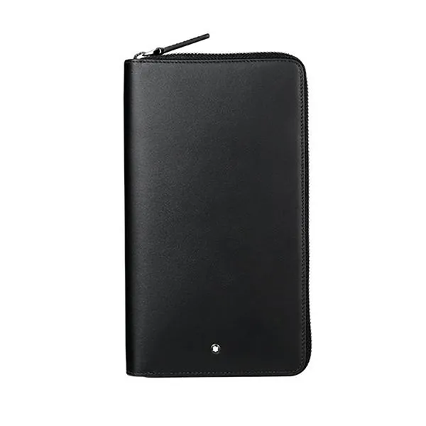 Ví Montblanc Travel Wallet 12CC My Montblanc Nightflight MB118278 Màu Đen