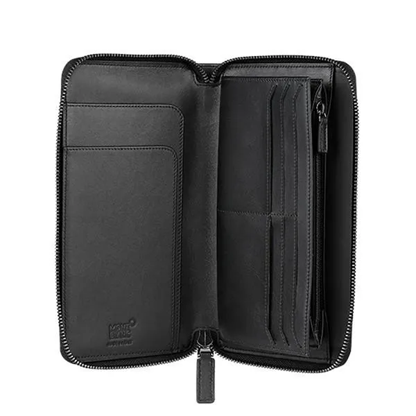 Ví Montblanc Travel Wallet 12CC My Montblanc Nightflight MB118278 Màu Đen
