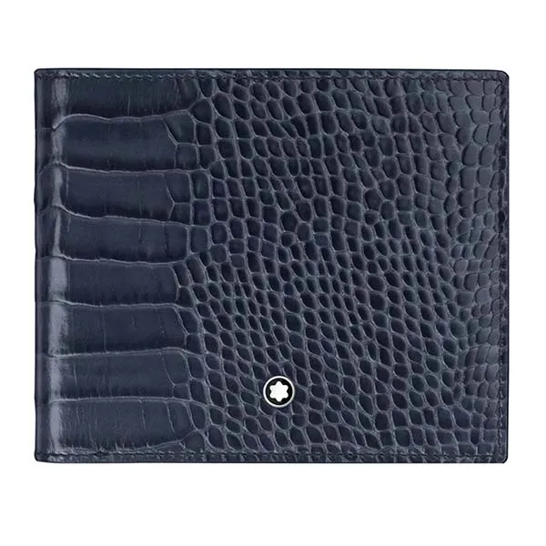 Ví Montblanc Sartorial Leather Wallet MB114450 Màu Xanh Navy