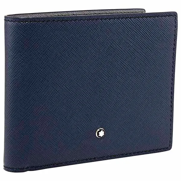 Ví Montblanc Sartorial Wallet 6cc Wallet MB116328 Màu Xanh Navy - Túi xách - Vua Hàng Hiệu