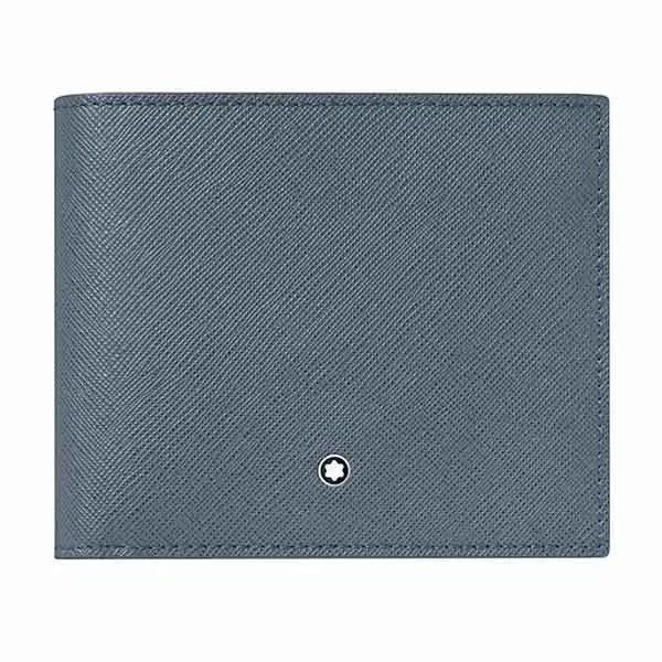 Ví Montblanc Sartorial Wallet 8cc MB124185 Màu Xám Xanh