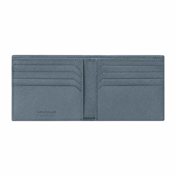 Ví Montblanc Sartorial Wallet 8cc MB124185 Màu Xám Xanh