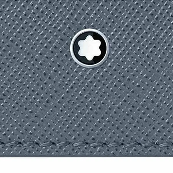 Ví Montblanc Sartorial Wallet 8cc MB124185 Màu Xám Xanh