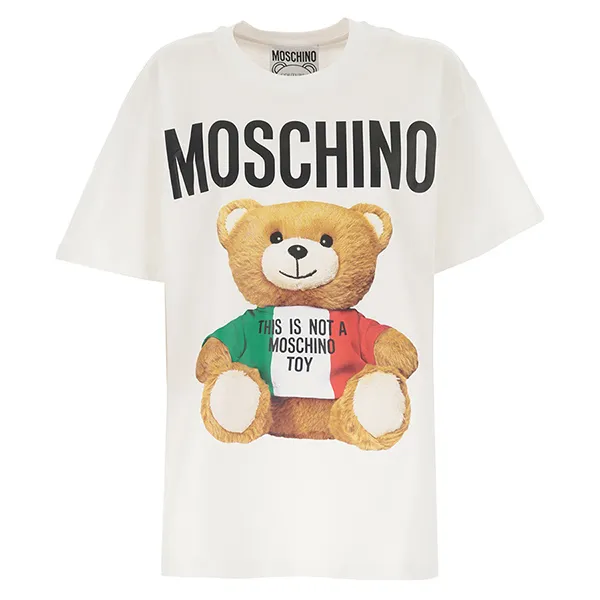 Áo Phông Moschino Teddy Bear T-Shirt V0708 0540 1001 Màu Trắng Size XS - Thời trang - Vua Hàng Hiệu