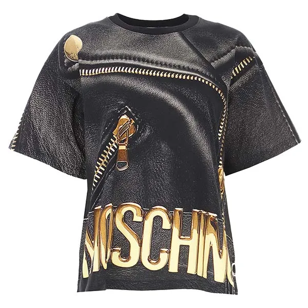 Áo Phông Moschino A0701 5540 1555 Màu Đen