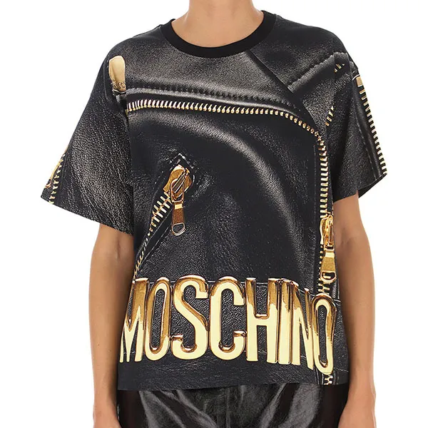 Áo Phông Moschino A0701 5540 1555 Màu Đen