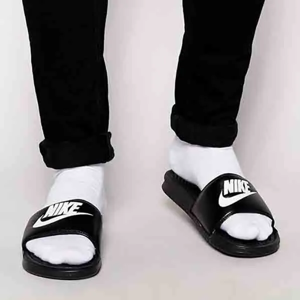 Dép Nike Benassi 343880 090 Black Màu Đen Size 42.5