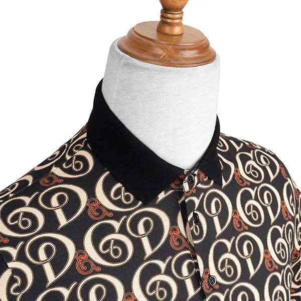 Áo Polo Nam Dolce & Gabbana D&G Logo Print G8HU6T G7C4Z HJY45 Phối Màu