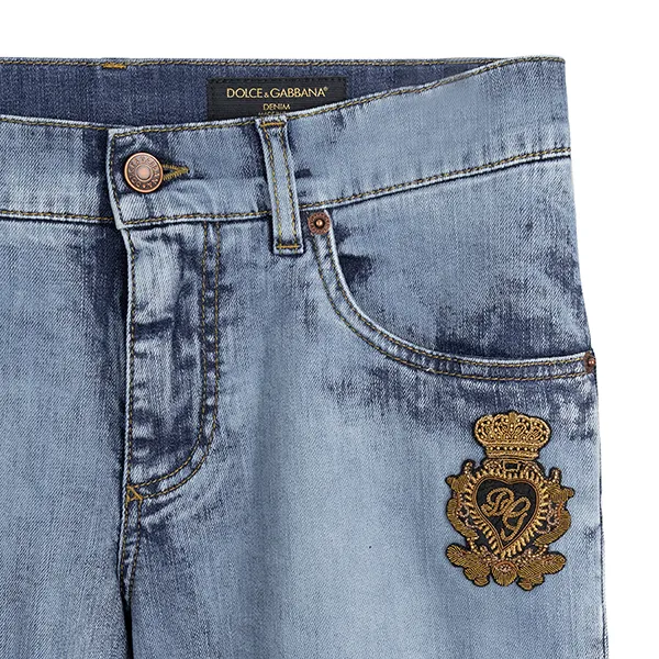 Quần Jeans Nam Dolce & Gabbana D&G GYC4LZ G8BJ9 B0483 Màu Xanh Nhạt - 3