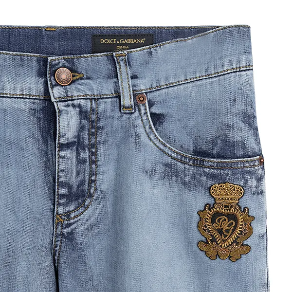 Quần Jeans Nam Dolce & Gabbana D&G GYC4LZ G8BJ9 B0483 Màu Xanh Nhạt - Thời trang - Vua Hàng Hiệu