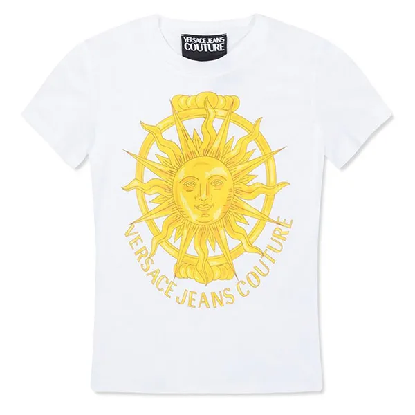 Áo Phông Versace Jeans Couture T-Shirt 72HAHF10 CJ00F Màu Trắng