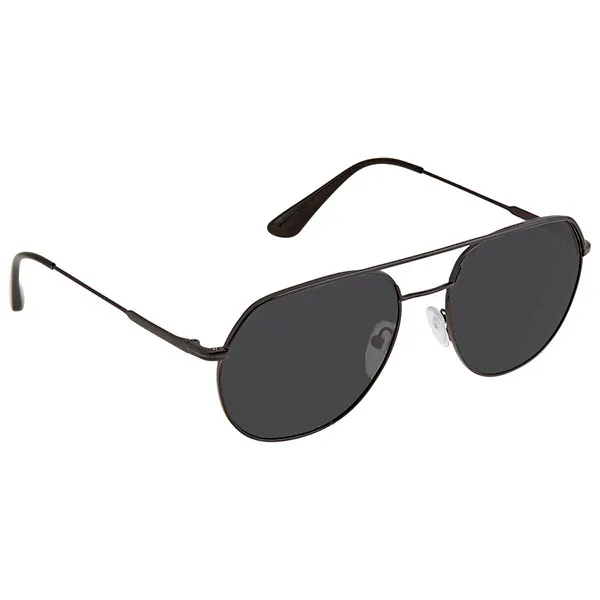 Kính Mát Prada Grey Aviator Unisex Sunglasses PR 55US 1AB5S0 57 Màu Xám