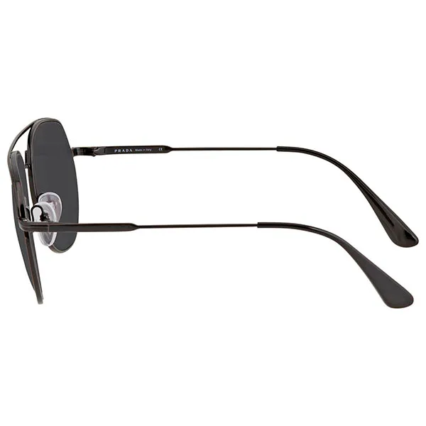 Kính Mát Prada Grey Aviator Unisex Sunglasses PR 55US 1AB5S0 57 Màu Xám