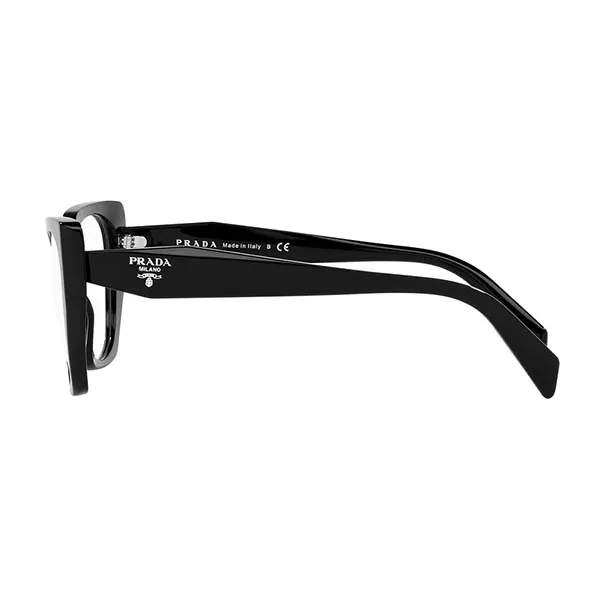 Kính Mắt Cận Prada VPR18W 1AB1O1 Glasses Black Cat Eye Màu Đen