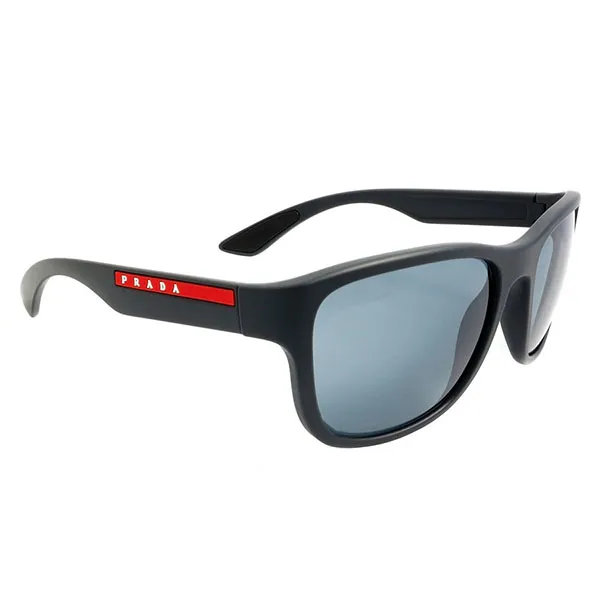 Kính Mát Prada Linea Rossa Prada Sport Grey Mirror Black Men's Sunglasses PR PS01US UFK5L0 59 Màu Đen
