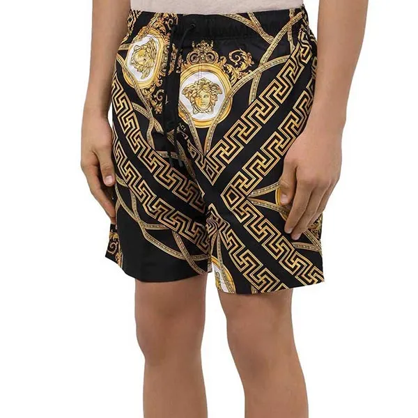 Quần Shorts Versace La Coupe Des Dieux Boardshorts Màu Vàng - Đen - Thời trang - Vua Hàng Hiệu