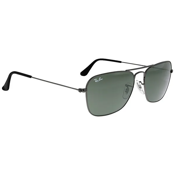 Kính Mát Rayban Caravan Green Classic G-15 Square Unisex Sunglasses RB3136 004 55 Màu Xanh Green