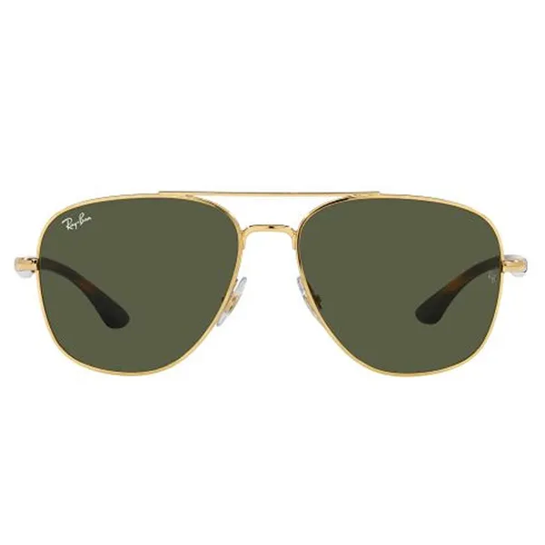 Kính Mát Rayban Green Aviator Unisex Sunglasses RB3683 001/31 58 Màu Xanh Đen