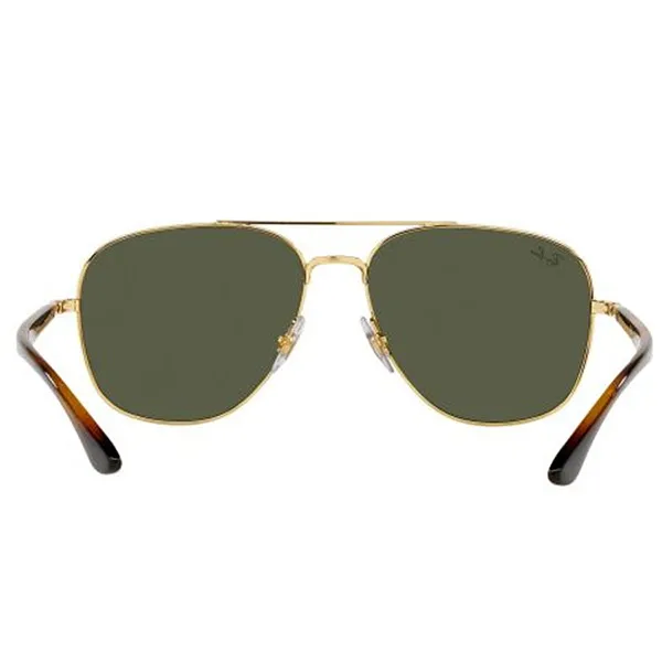 Kính Mát Rayban Green Aviator Unisex Sunglasses RB3683 001/31 58 Màu Xanh Đen