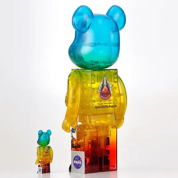 Đồ Chơi Mô Hình Bearbrick Space Shuttle Phối Màu Size 100% & 400% - Đồ chơi mô hình - Vua Hàng Hiệu