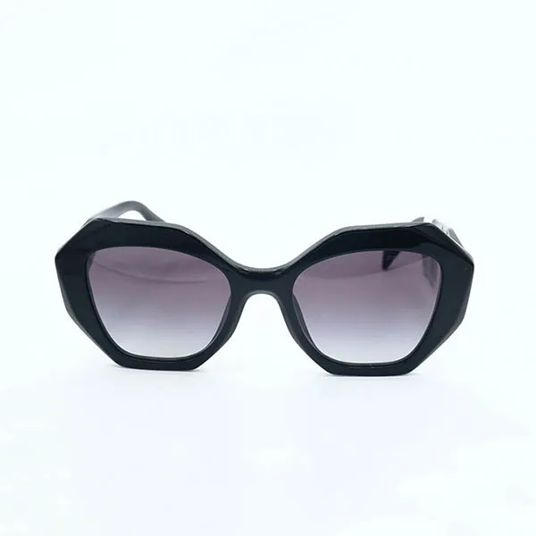 Kính Mát Prada Black New SPR 16W 1AB-5D1 Butterfly Gray Polarized Sunglasses Màu Đen Xám - Kính mắt - Vua Hàng Hiệu