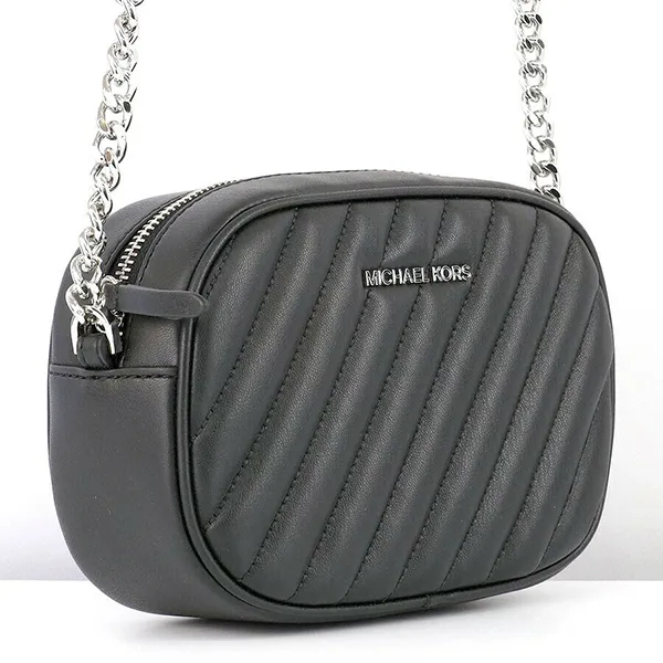 Túi Đeo Chéo Michael Kors MK Rose Women's Crossbody Bag Black 35S1SXOC1U Màu Đen - Túi xách - Vua Hàng Hiệu