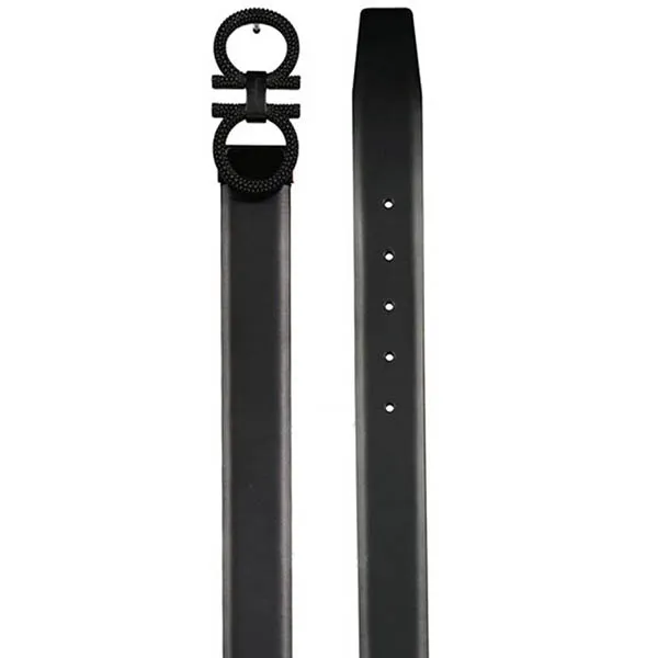 Thắt Lưng Nam Salvatore Ferragamo Men's Marinereversible And Adjustable Gancini Belt 670072 747418 Màu Đen Xanh - Thắt lưng - Vua Hàng Hiệu