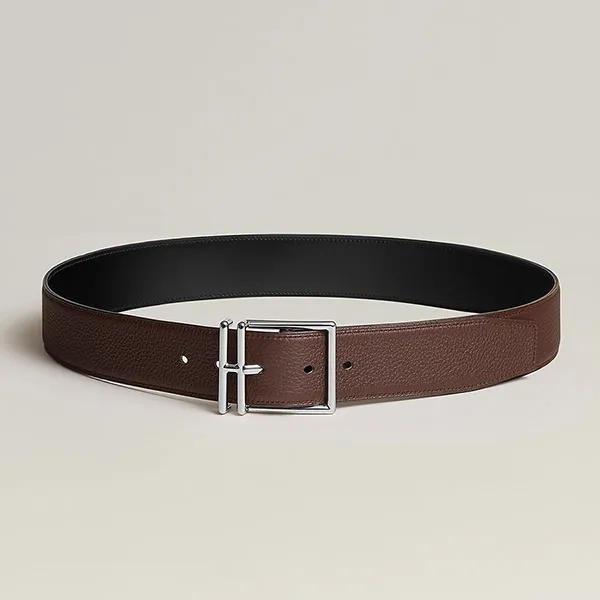 Thắt Lưng Nam Hermès Nathan 40 Reversible Leather Belt 064061CK AE Màu Đen Nâu - Thắt lưng - Vua Hàng Hiệu