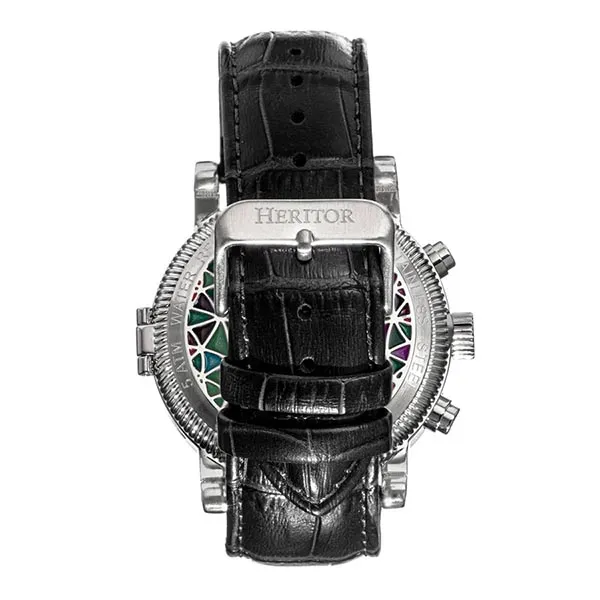 Đồng Hồ Nam Heritor Legacy Automatic Multi-Color Dial Men's Watch HERHR9701 Màu Đen - Đồng hồ - Vua Hàng Hiệu
