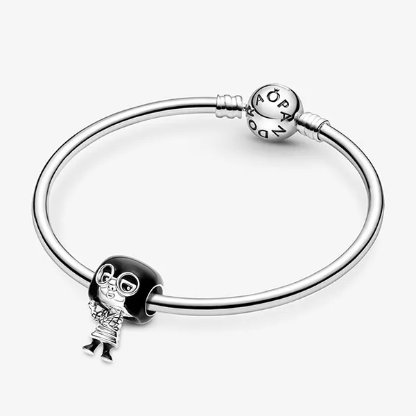Hạt Vòng Charm Pandora Disney Pixar, Les Indestructibles, Edna 792026C01 Màu Đen
