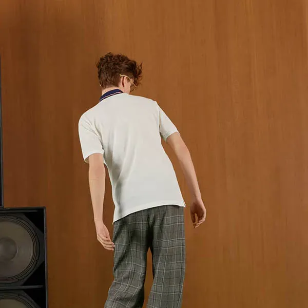 Áo Polo Gucci Stretch Cotton Piquet Polo With Embroidery Màu Trắng Size M