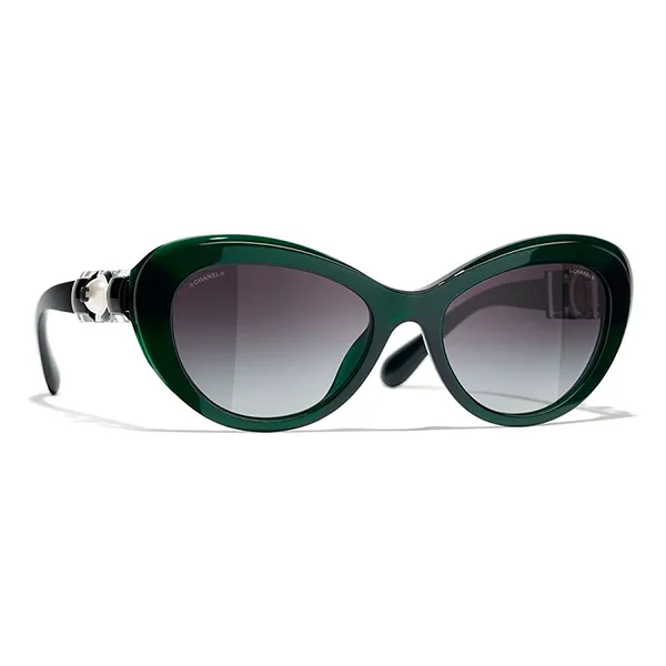 Kính Mát Chanel Cat Eye Sunglasses 5443H 1672 / S6 54 Màu Đen - Kính mắt - Vua Hàng Hiệu