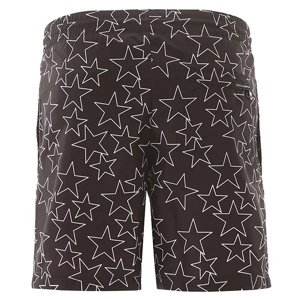 Quần Shorts Dolce & Gabbana D&G Millennials Star Swim Trunks M4A13T HSMH4 HN35C Màu Đen