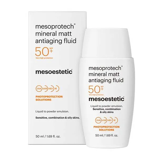 Kem Chống Nắng Mesoestetic Mesoprotech® Mineral Matt Antiaging Fluid 50ml - Kem chống nắng - Vua Hàng Hiệu