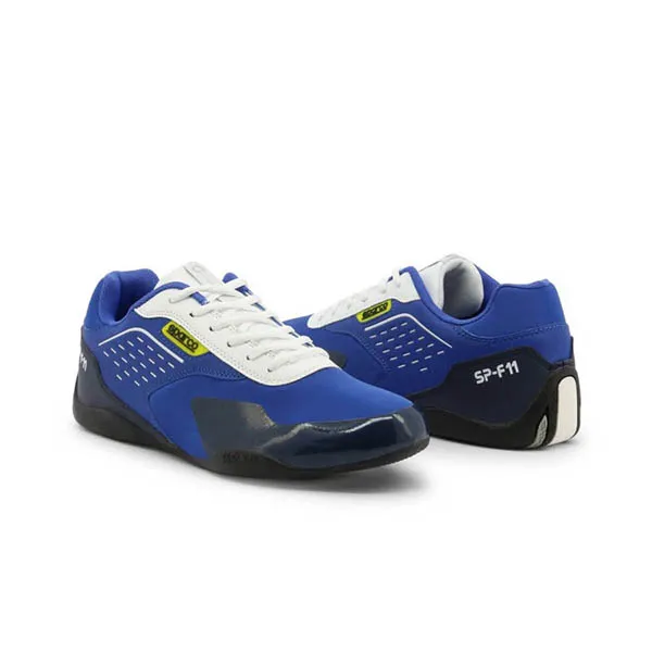 Giày Thể Thao Nam Sparco Màu Xanh Trắng Size 41