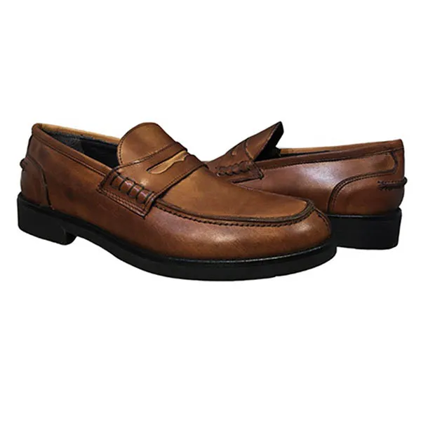 Giày Lười Nam Duca Di Morrone PVN725 Màu Nâu Size 40