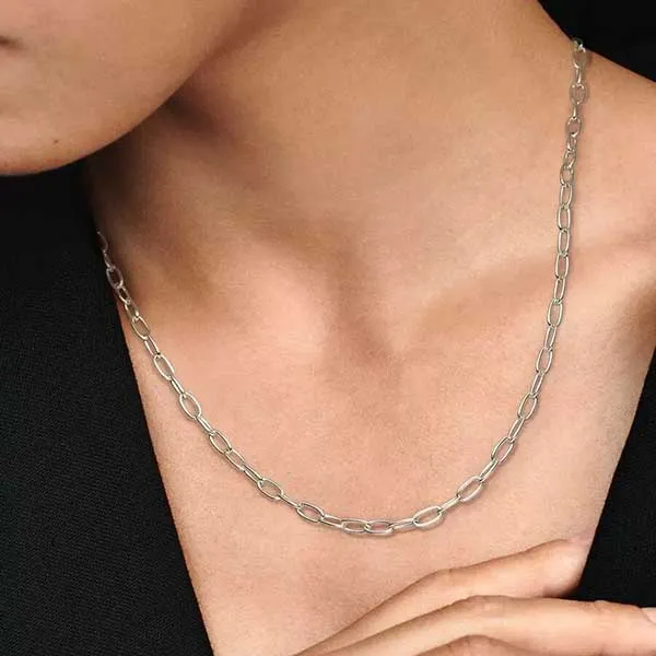 Dây Chuyền Pandora Link Chain Necklace 399410C00 Màu Bạc