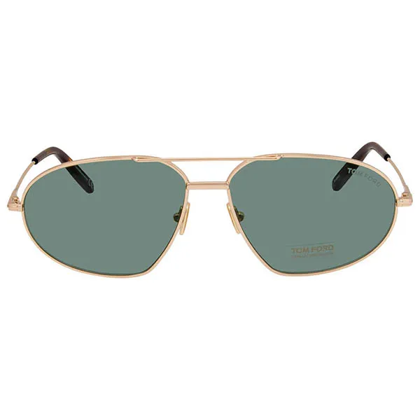 Kính Mát Tom Ford Bradford Green Aviator Sunglasses FT0771 28N 61 Màu Xanh Green - Kính mắt - Vua Hàng Hiệu