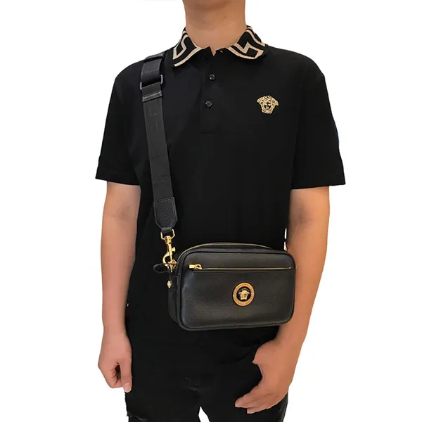 Túi Đeo Chéo Versace Bag With Wristlet Pinterest Màu Đen - 3