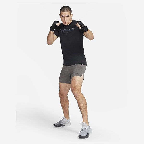 Quần Shorts Nike Pro Rep Cz1512-073 Màu Xám Size M - 3