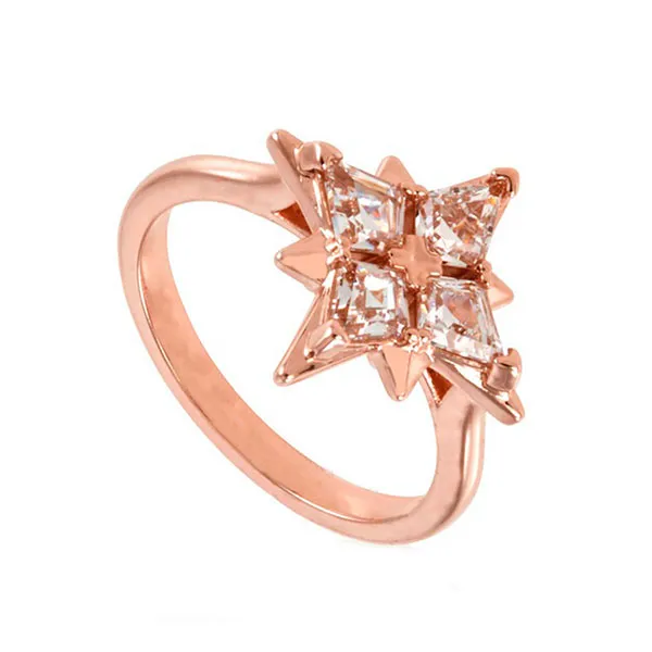 Nhẫn Swarovski Symbolic Star Motif Vàng Hồng