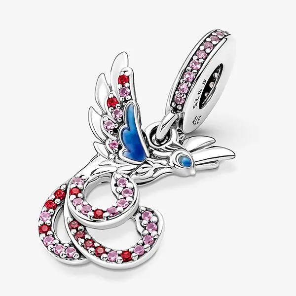 Hạt Vòng Charm Pandora Chinese Mythical Phoenix Dangle 790102C01 Phối Màu - Trang sức - Vua Hàng Hiệu
