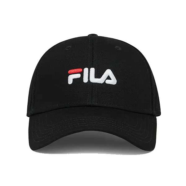 Mũ Fila Linear Logo Strapback PVN81 Màu Đen